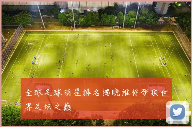 全球足球明星排名揭晓谁将登顶世界足坛之巅